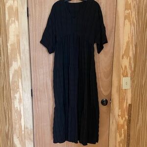 SHEIN Black Maxi Dress
